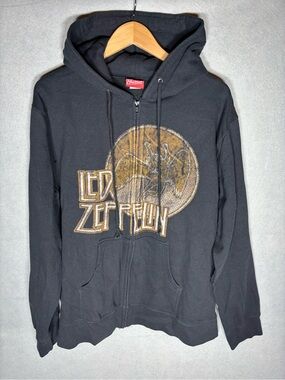 Bravado Led Zeppelin Falling Icarus Black Hoodie